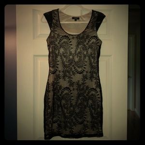 Express Black Lace Mini